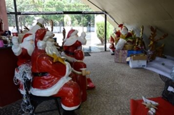 Prefeitura inicia montagem de enfeites natalinos de Tupã