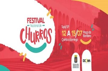 Festival de Churros começa nesta quinta-feira na Praça da Bandeira