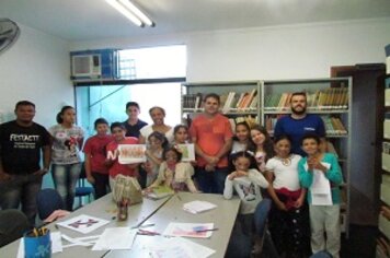 Férias na Biblioteca tem primeiro dia marcado por muita diversão