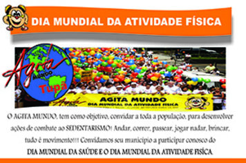 Prefeitura realiza nesta segunda;* Dia Mundial da Atividade Física e combate ao sedentarismo