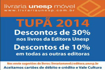 Livraria móvel da editora da UNESP estará presente no evento