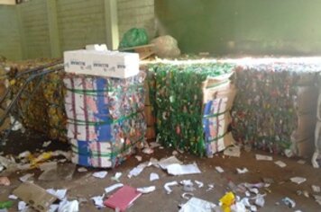 Prefeitura realiza coleta de aproximadamente 2 toneladas de lixo reciclável por dia