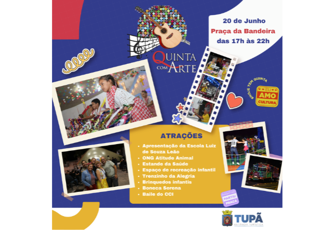 Quinta com Arte recebe apresentações da Escola Estadual Luiz de Souza Leão