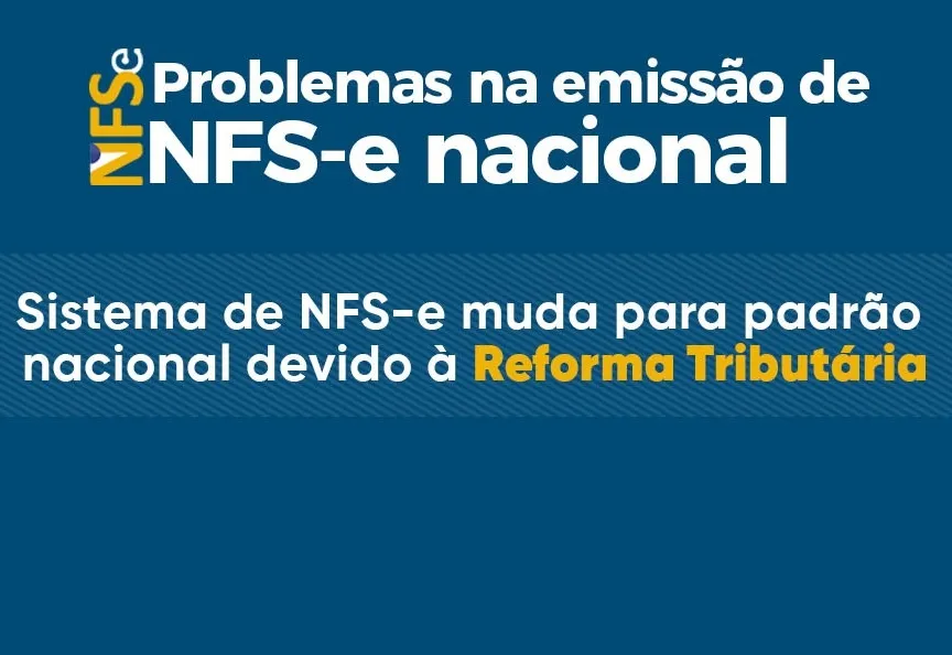 Instabilidade no sistema nacional de emissão de NFS-e