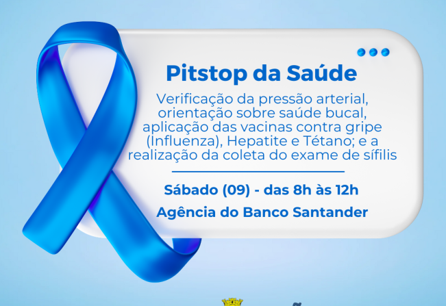 Pitstop com ações da Campanha Novembro Azul acontece neste sábado