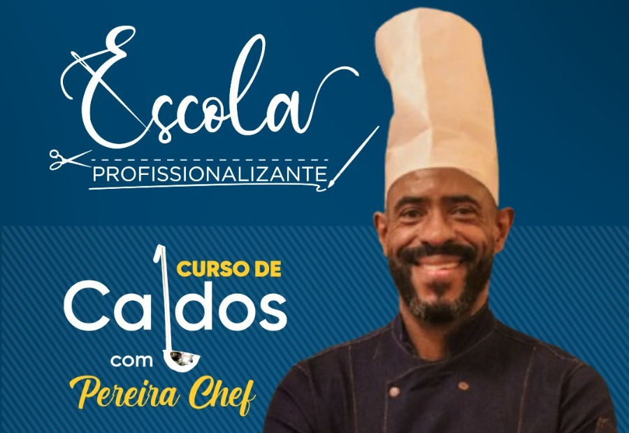 Curso gratuito de caldos está com inscrições abertas