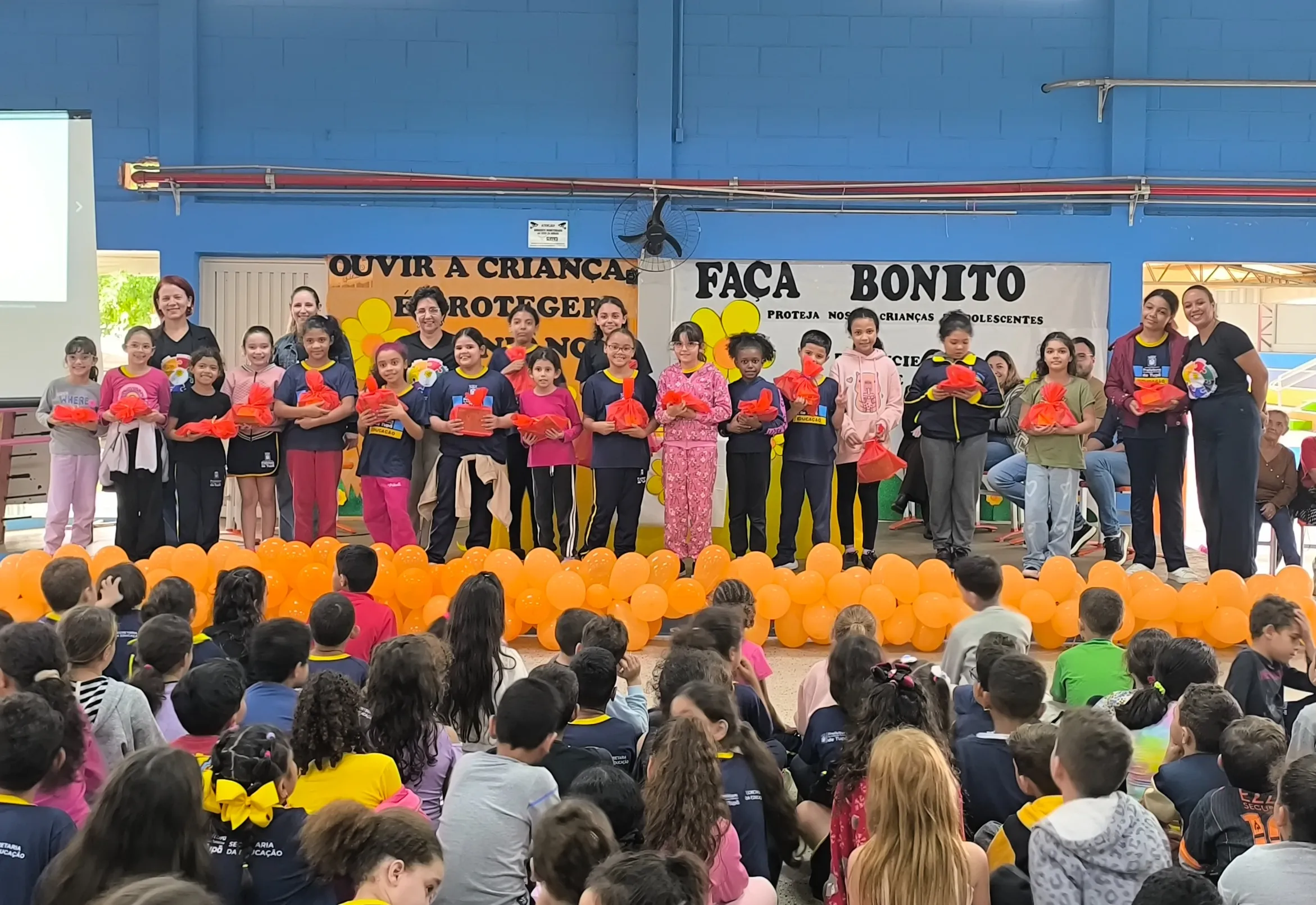 Dia D da campanha “Faça Bonito” mobiliza escolas e famílias da rede municipal