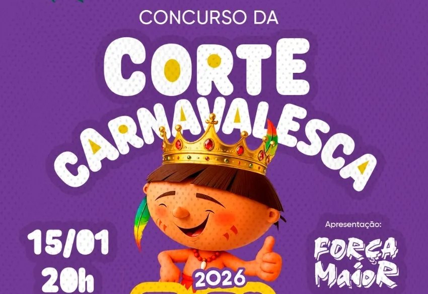 Corte carnavalesca vai ser eleita no Quinta com Arte desta semana