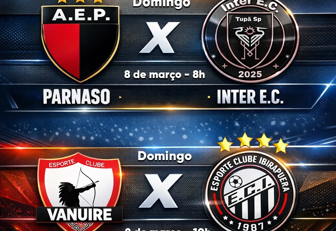 Copa de Futebol de Parnaso prossegue neste domingo