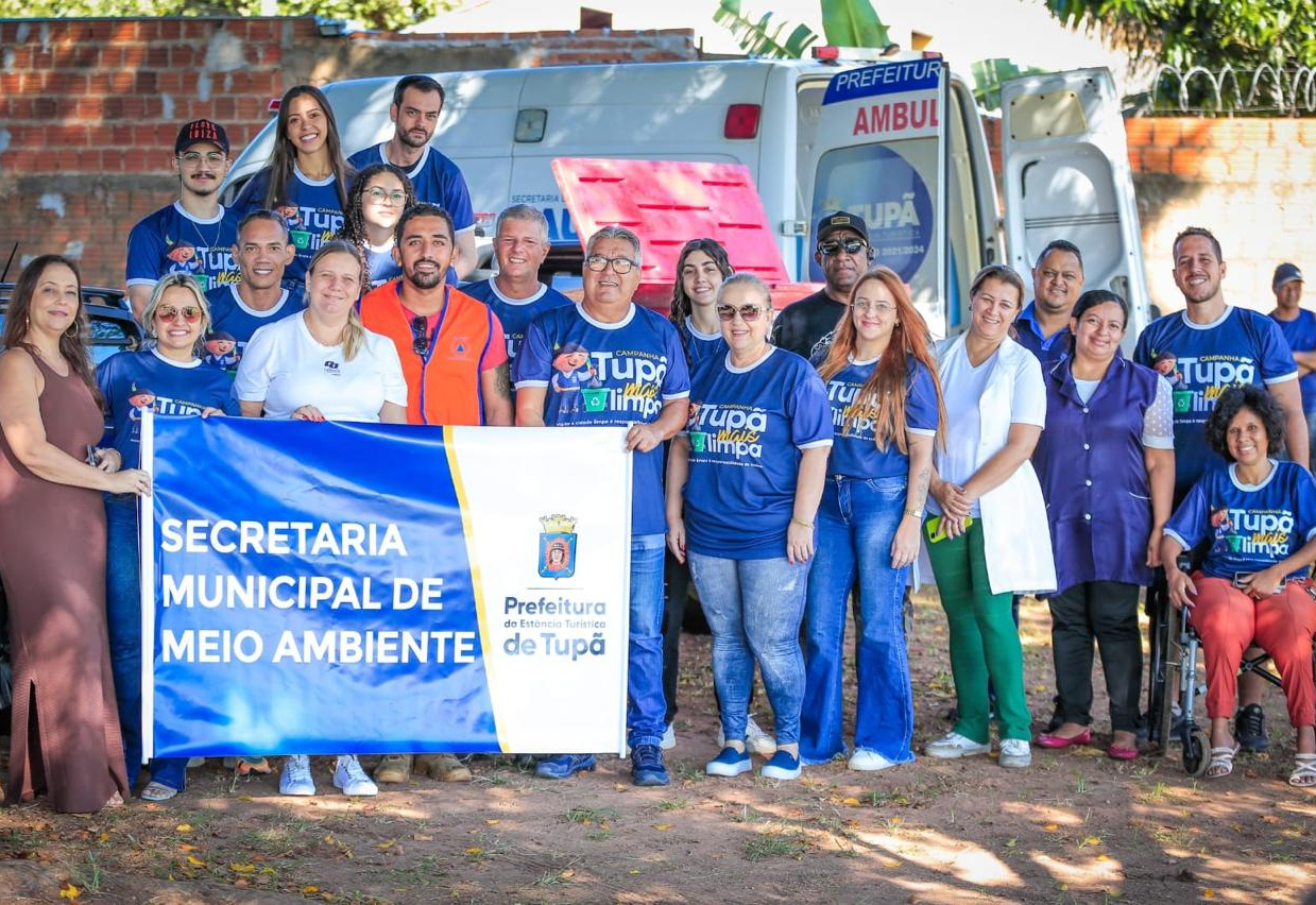 Ação da Secretaria de Meio Ambiente em parceria com a Defesa Civil marca a abertura da Semana da Água