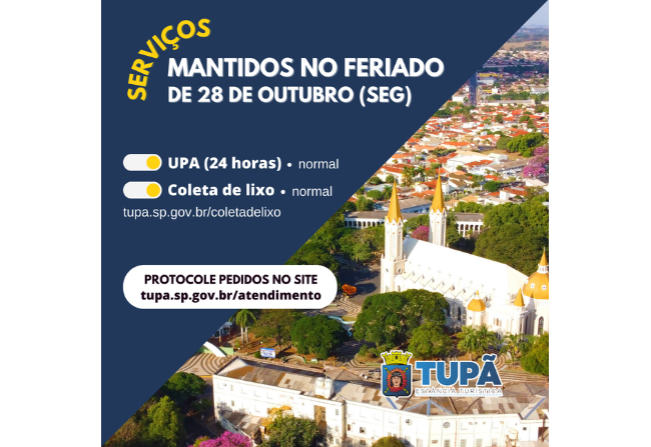 Prefeitura decreta ponto facultativo nesta segunda-feira