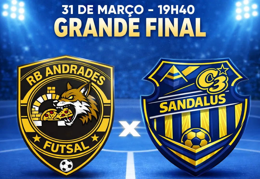 RB Andrades e Sandalus/Delta/C3 decidem o título da Copa Tupã de Futsal 2026