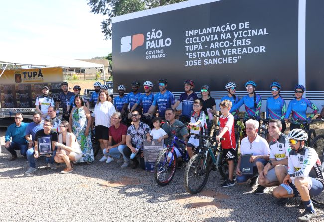 Ciclovia inaugurada recebeu nome de “Ricardo Michelon”