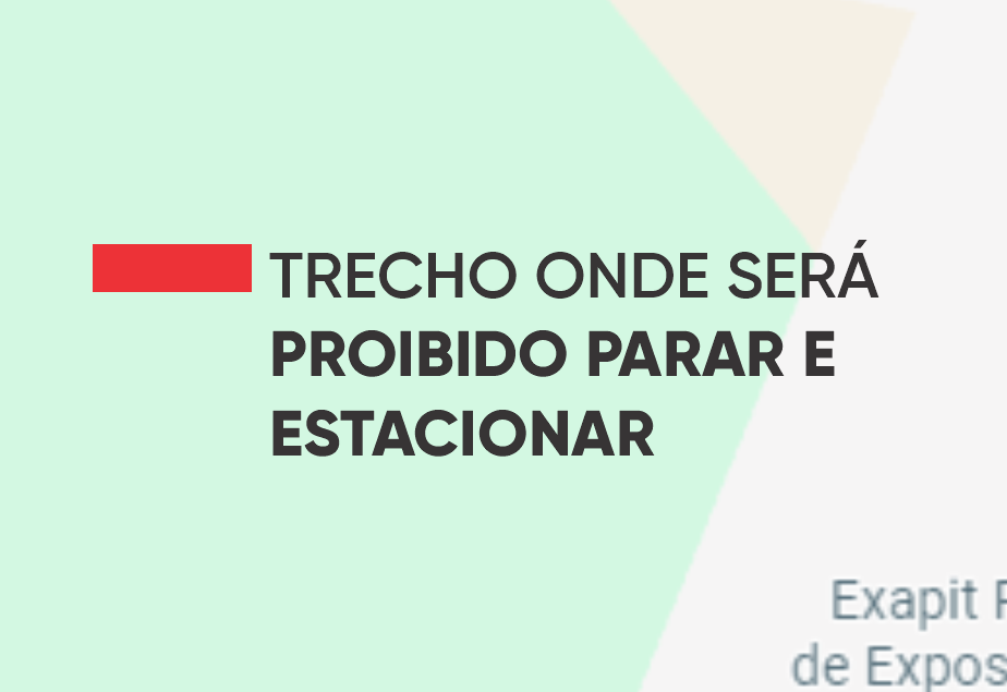 Exapit: decretos regulamentam estacionamento e atuação de ambulantes no entorno do recinto