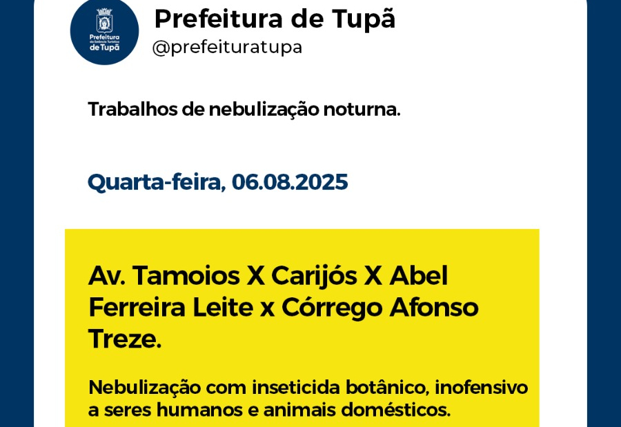 Nebulização chega ao centro da cidade