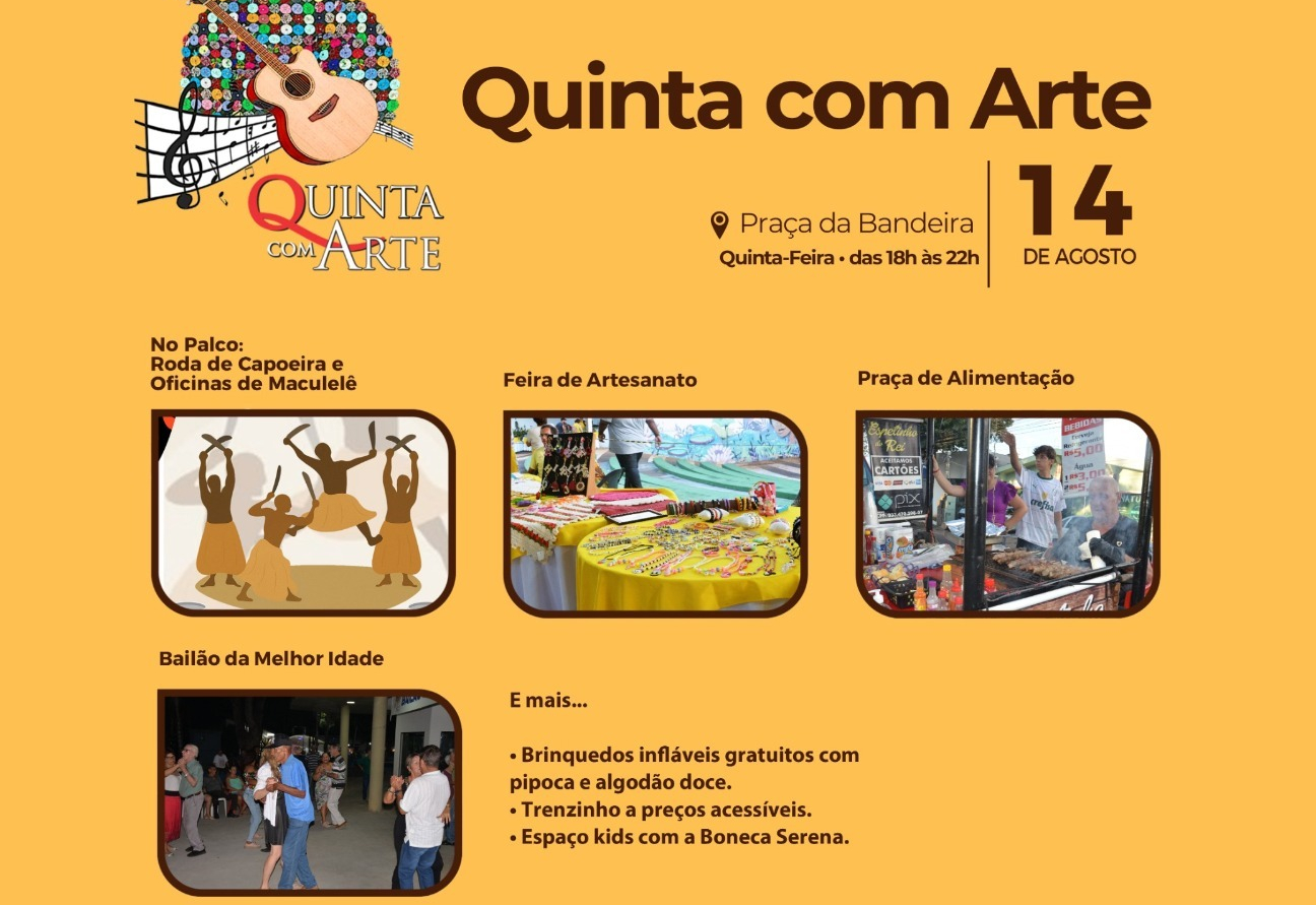 Quinta com Arte apresenta oficinas de Maculelê