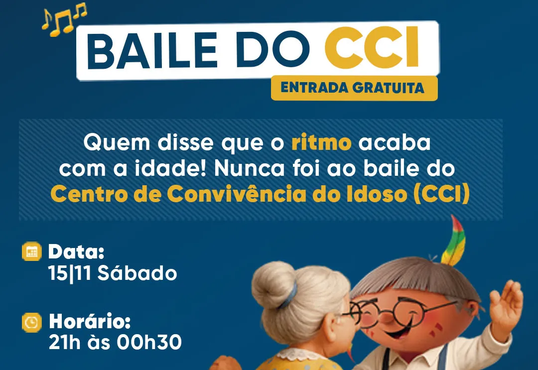 Baile do CCI vai animar a melhor idade neste sábado