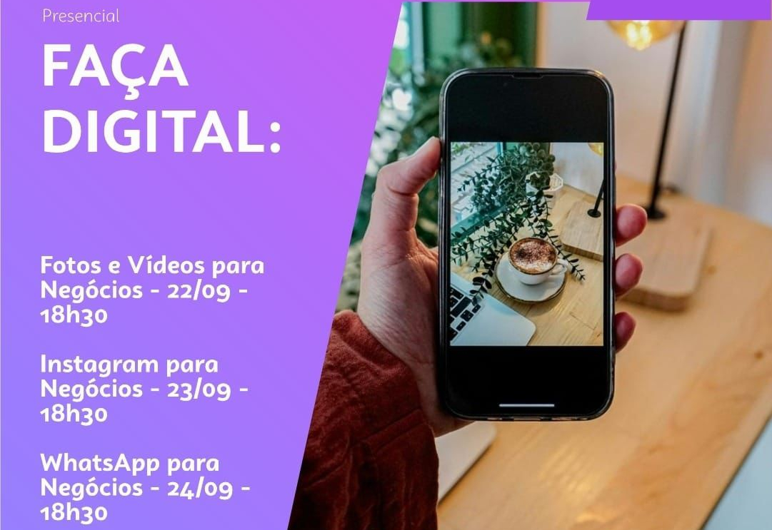 Oficina do Sebrae ensina a utilizar redes sociais para impulsionar vendas