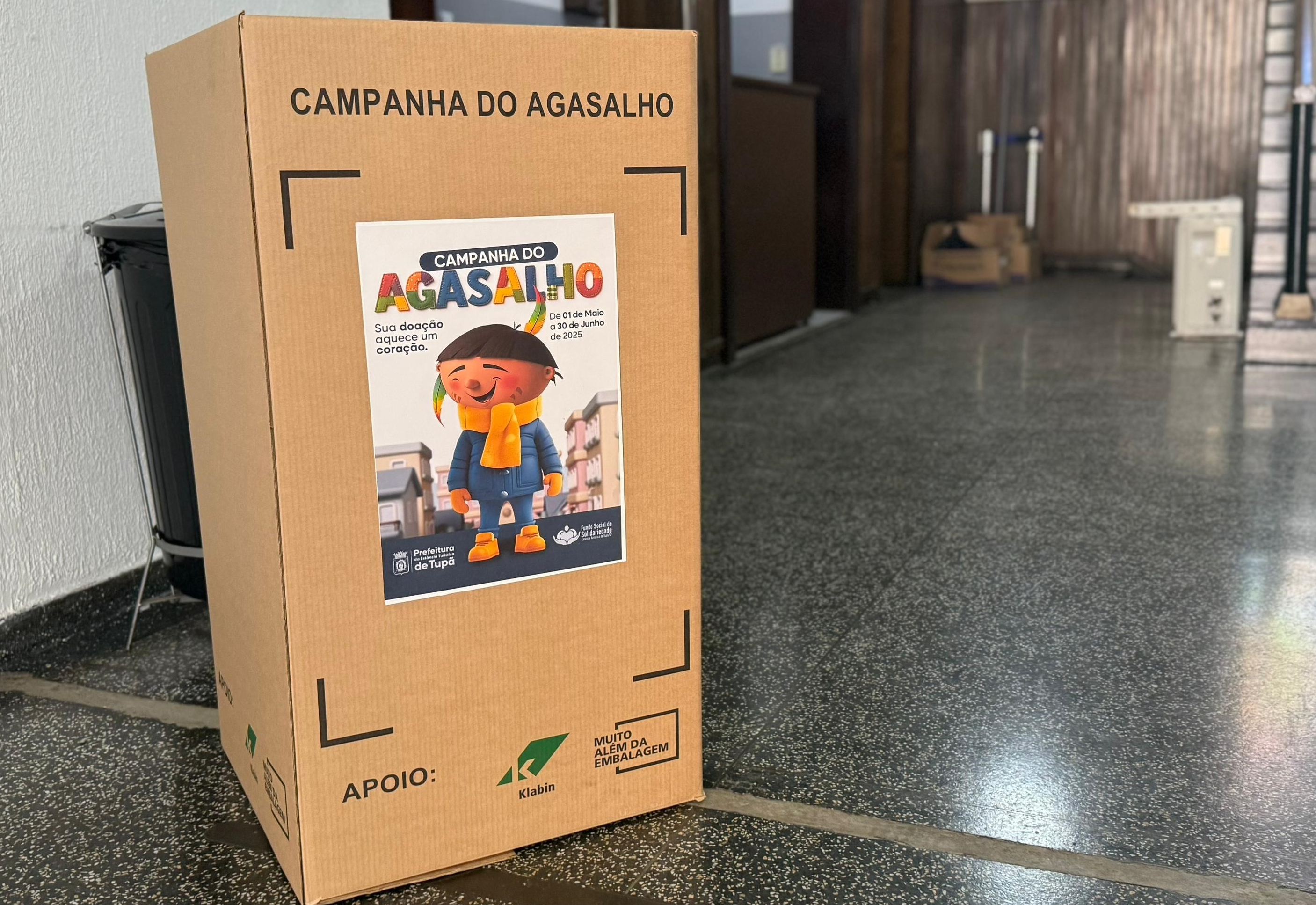 Coleta de agasalhos acontece neste final de semana