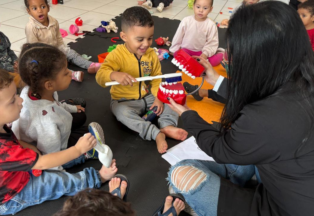 Semana da Saúde Bucal reforça cuidados e prevenção nas creches municipais