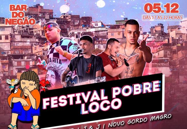 Cultura apoia Festival Pobre Loco neste domingo na zona sul 