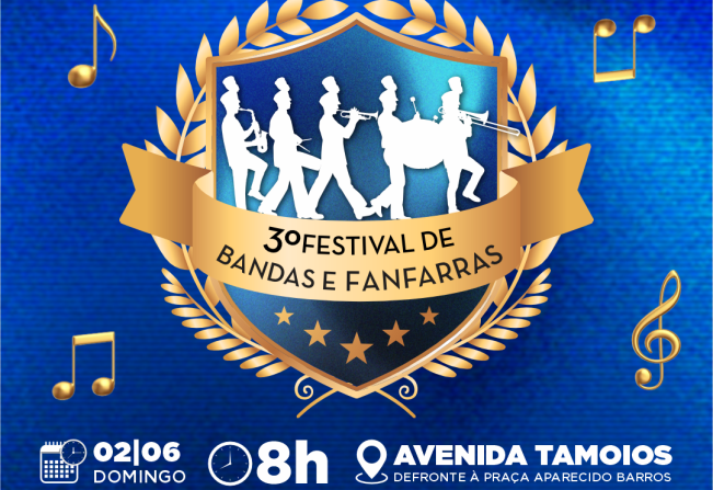 3º Festival de Bandas e Fanfarras acontece neste domingo em Tupã