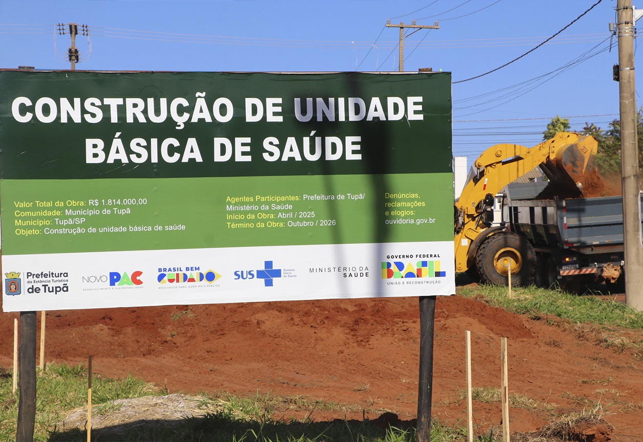 Começa a obra da nova UBS do Jardim Morumbi