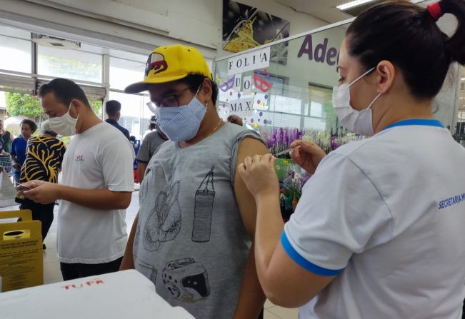 Vacinação itinerante imunizou mais de 600 pessoas