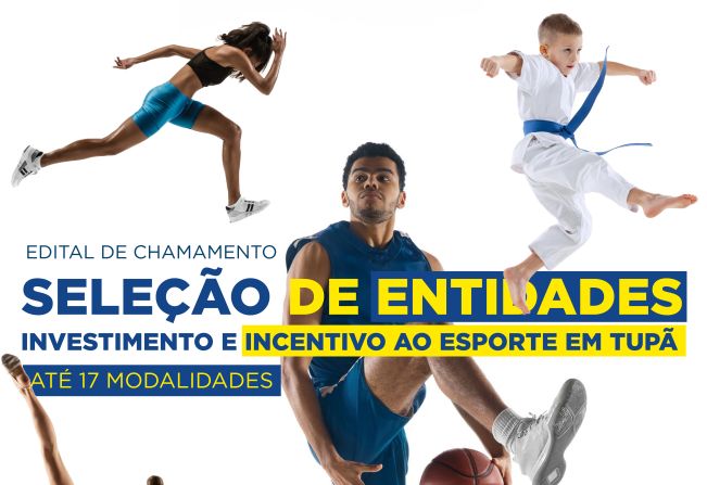 Tupã abre edital para atividades esportivas, recreativas e socioeducativas