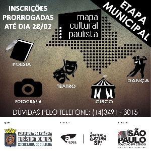 Mapa Cultural Paulista estende prazo de inscrições
