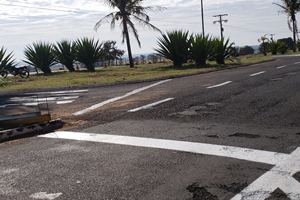 Prefeitura realiza melhorias na rotatória do Delta Ville