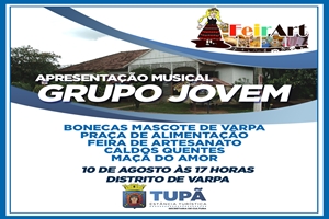 Grupo Jovem vai animar a FeirArt neste sábado no distrito de Varpa