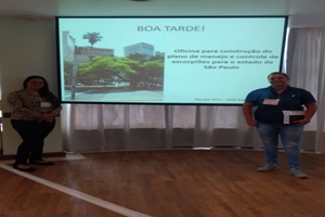 Profissionais participam de oficina para ampliar combate ao escorpião