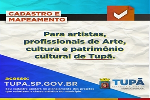 Formulário de cadastramento de artistas está disponível no site da Prefeitura