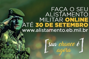 Alistamento deve ser efetuado até dia 30 de setembro