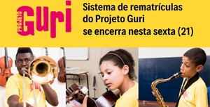 Sistema de rematrículas do Projeto Guri se encerra nesta sexta-feira