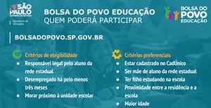 Diretoria de Ensino de Tupã tem 108 oportunidades no Bolsa Educação