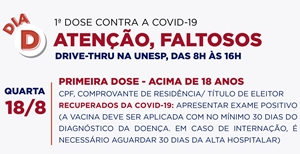 “Dia D” para faltosos acima de 18 anos será na quarta-feira (18)