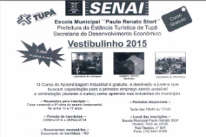 Escola Industrial está com inscrições abertas