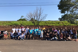 Prefeitura realizou plantio de 8 kg de sementes de Girassol