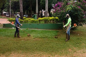 Agricultura e Meio Ambiente realiza mutirão de limpeza em sua sede