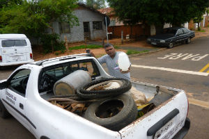 Trabalho de conscientização envolve mais de 70 agentes;* na cidade e distritos