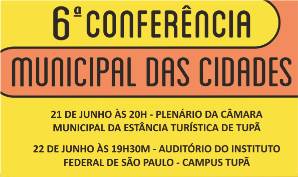 Conferência das Cidades começa hoje na Câmara Municipal