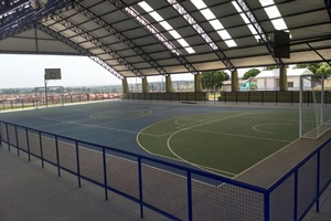 Quadra poliesportiva e zeladoria da EMEIEF Thiago Leandro serão inauguradas hoje