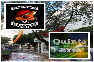 Banda de rock Raposa Soviética se apresenta no Quinta com Arte