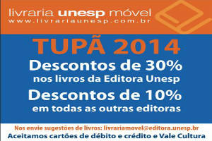 Livraria móvel da editora da UNESP estará presente no evento