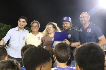 Foto - Inauguração da nova iluminação de led do Campo da Cecap