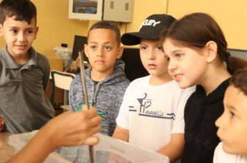 Foto - Zoonoses palestra em escolas para prevenção de acidentes com escorpiões