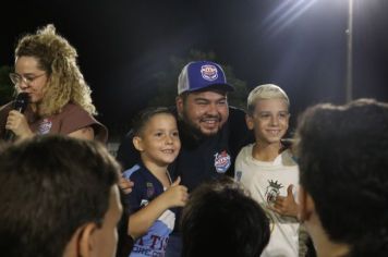 Foto - Inauguração da nova iluminação de led do Campo da Cecap