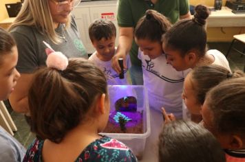 Foto - Zoonoses palestra em escolas para prevenção de acidentes com escorpiões